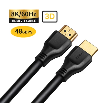 HDMI 2.1 cablu 8K 60Hz pentru apple tv 4k PS4 TV box Proiector, calculator Xbox VR 3m 2m 1,5 m, 1m conecta 2.1 cablu HDMI adaptor