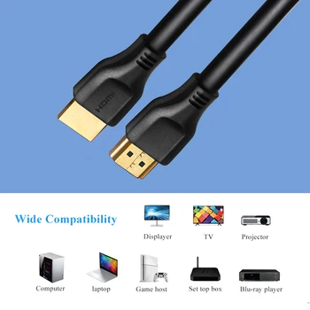 HDMI 2.1 cablu 8K 60Hz pentru apple tv 4k PS4 TV box Proiector, calculator Xbox VR 3m 2m 1,5 m, 1m conecta 2.1 cablu HDMI adaptor