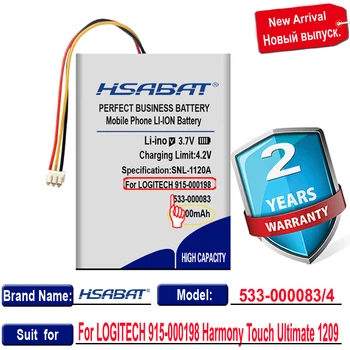 Top Brand Noua Baterie de 1800mAh pentru LOGITECH 915-000198 Harmony Touch Final 1209 533-000083 533-000084 în stoc