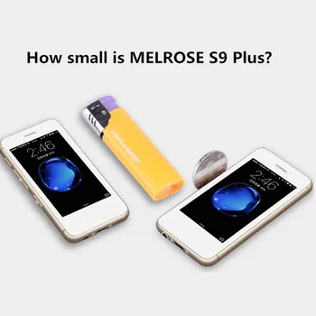Cel mai mic telefon Inteligent Melrose S9P Ultrathin Mini mobile MT6580A/X Quad Core, 1GB 8GB Android 6.0 Celule S9 PLUS S9X