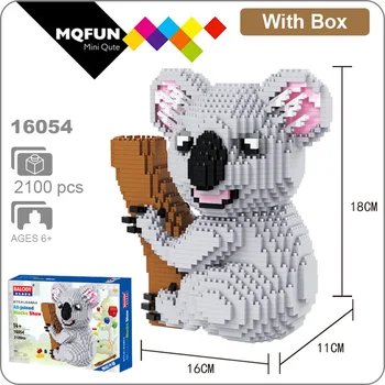 Balody de desene animate Anime joker animal koala, panda figura Micro Diamant Blocuri caramizi 3D asamblare DIY model de jucărie de învățământ