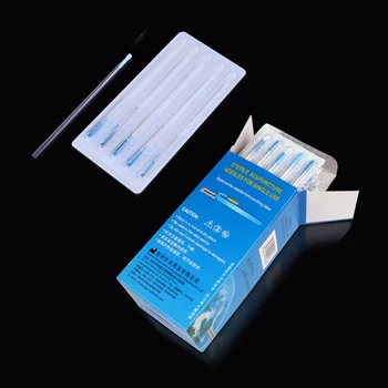 100buc/cutie cu tub de Ac de acupunctura de unica folosinta cu Ac de acupunctura Masaj Beauty Ac sănătate asistență medicală moxibustion