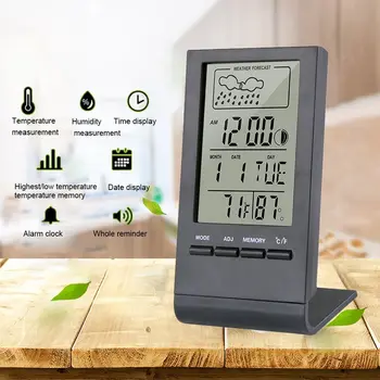 Mini Termometru Higrometru Indicatoare Electronice Automate A Temperaturii Umiditate Monitor Interior/Exterior Stație Meteo