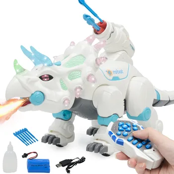 Jucarii copii de Simulare RC Dinozaur Robot Inteligent Spray de Lansare de Rachete Timpurie de învățare mașină pentru Copii Jucarii Educative