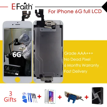 Credință AAA Ecran pentru iPhone 6 Complete de Asamblare LCD, Cu acces Gratuit la geam si truse de scule & transport gratuit