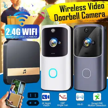 WIFI Usa Smart Wireless de Acasă de Telefon soneria de Securitate aparat de Fotografiat Interfon Video HD 1080P IR Viziune de Noapte Pentru Apartamente