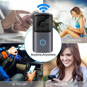 WIFI Usa Smart Wireless de Acasă de Telefon soneria de Securitate aparat de Fotografiat Interfon Video HD 1080P IR Viziune de Noapte Pentru Apartamente