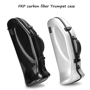 Moda FRP fibra de carbon Trompeta caz sac Impermeabil rezistent la șocuri singur rucsac portabil instrument de Vânt caz părți