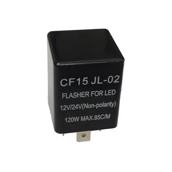 3 Pin CF15 JL-02 Electronice Auto Releu Flasher pentru a Repara erorile de Lumină LED-uri de Semnalizare Hyper Flash Clipește Lumina