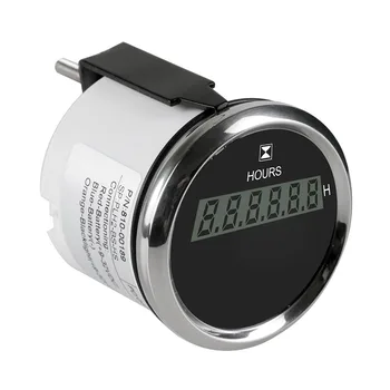 52mm Digital Impermeabil Hourmeter Ecartament LCD Motor Tach Contor de Ore Tahometrul Inductiv de Afișare pentru Motocicleta Barca