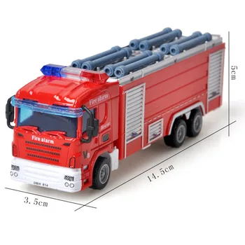 1 buc 1:64 Mini Camion de Salubrizare/Constructii de Vehicule/Camioane Foc/Vehicul Militar Jucarii Model de Simulare a Reveni Vehicule Copii Toys