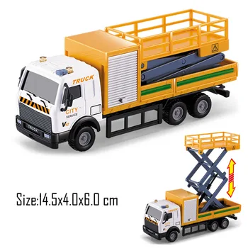 1 buc 1:64 Mini Camion de Salubrizare/Constructii de Vehicule/Camioane Foc/Vehicul Militar Jucarii Model de Simulare a Reveni Vehicule Copii Toys
