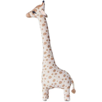 Dimensiune Mare Simulare De Girafe De Pluș Jucarii Moale Animal Girafa Doarme Papusa Cadou De Ziua Jucărie Pentru Copii