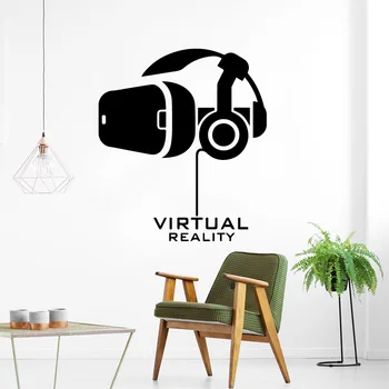 Vinil Art Design Detașabil Autocolant Perete Virtual Reality Decor Acasă de Moda Moderne de Perete Decalcomanii de Frumusete, Decor Acasă XL67