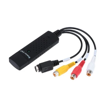 USB 2.0, Audio & Video cu placa de Captura cu Compozit Intrare RCA si USB Cablu pentru TV/DVD/VHS