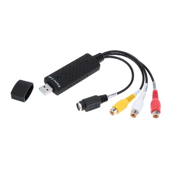 USB 2.0, Audio & Video cu placa de Captura cu Compozit Intrare RCA si USB Cablu pentru TV/DVD/VHS