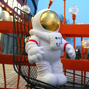 Simulare Rece De Pluș Astronaut Jucărie Umplute Cosmonaut Nava Racheta De Pluș Umplute Papusa Fata De Perna De Dormit Copii Băieți Cadou