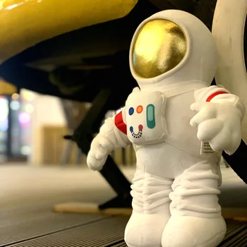 Simulare Rece De Pluș Astronaut Jucărie Umplute Cosmonaut Nava Racheta De Pluș Umplute Papusa Fata De Perna De Dormit Copii Băieți Cadou