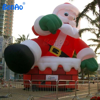 X043 Moș Crăciun Gonflabil 9m Înălțime CE/UL Suflantă Incluse DHL de Livrare GRATUITĂ în aer liber de Crăciun Gonflabile de Crăciun Deco