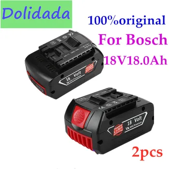 3PCS 18V18000mAh baterie Reîncărcabilă Li-ion Baterie Pentru Bosch 18V 18.0 Ah Baterie de Rezervă Portabil de Înlocuire BAT609 Indicator luminos