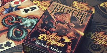 Bicicleta Vârstă De Dragoni Carti de Joc Carduri de Magie anne stoke Punte Poker Dimensiune Ediție Limitată Punte Trucuri de Magie Magia elemente de Recuzită