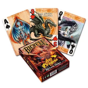 Bicicleta Vârstă De Dragoni Carti de Joc Carduri de Magie anne stoke Punte Poker Dimensiune Ediție Limitată Punte Trucuri de Magie Magia elemente de Recuzită