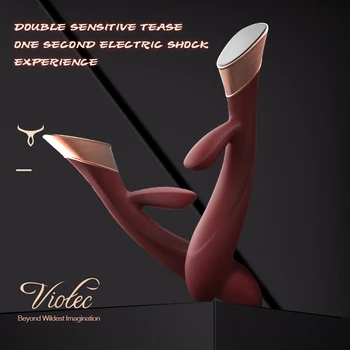 Ecran tactil de control pentru masaj din silicon de sex feminin sex toy rabbit vibrator dildo-uri pentru femei clitorisul stimulator punct g vibrator
