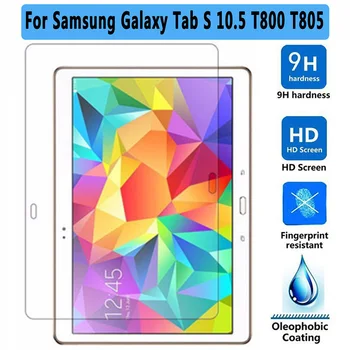 Sticla temperata pentru Samsung Galaxy Tab S 10.5 SM-T800 SM-T805 Folie de protectie Ecran pentru Samsung T800 T805 Tableta Protector de Film