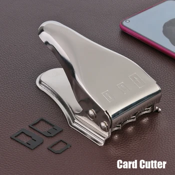Cartela Micro SIM Cutter Reparatie Telefon 3 in 1 Nano Mini-Manual Metal Modifica Instrumente pentru Exterior de Telefon Mobil Ornamente