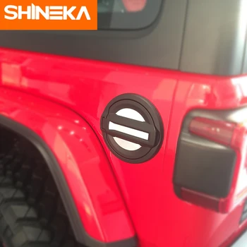 SHINEKA Autocolante Auto Combustibil Robinet pentru Jeep Wrangler jl accesorii 2018 Aliaj de Aluminiu 3D a Capacului Rezervorului Autocolant pentru jeep jl wrangler