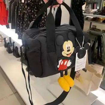 Disney noua moda nailon geantă de umăr fete pungă mică de desene animate mickey casual messenger pungă de cumpărături de telefoane mobile sac