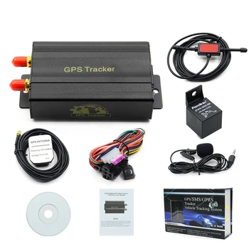 Mai nou Masina tracker GPS 103 vehicul în timp Real gps tracker cu control de la distanță GPS103 TK103B dispozitiv gps tracker auto