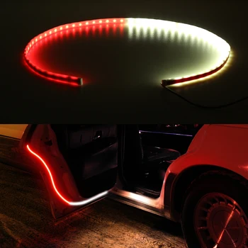 2x Mașină de Deschidere a Ușii Benzi cu LED-uri Stroboscop Anti Coliziune față-Spate Lumini de Avertizare