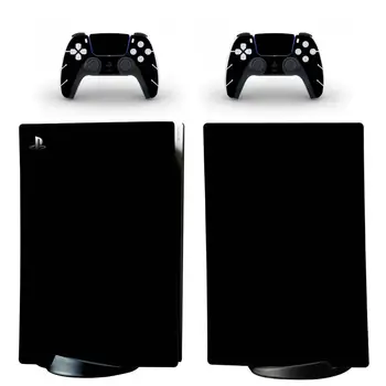 Culoare argintie PS5 Ediție Digitală Piele Autocolant Decal Acoperire pentru PlayStation 5 Console si 2 Controlere PS5 Piele Autocolant Vinil