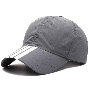 Vara Respirabil Capac Bărbați iute Uscat Șapcă de Baseball Moda Tata pălărie Nuanta de protecție Solară Capac reglabil pălării gorras Masculino