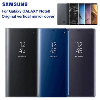Pentru SAMSUNG Vertical Oglindă Coajă de Protecție de Telefon Acoperi Caz de Telefon pentru Samsung Galaxy Note8 N9500 N950F SM-N950F Nota 8