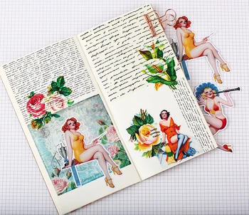 Vintage Victoria a Crescut de Hârtie Autocolante Meserii Și Scrapbooking autocolante carte autocolant Decorativ DIY Papetărie