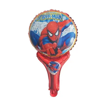 50pcs 25*35cm mână stick hero balon de folie Spiderman hlium globals paianjen Desene animate omul bile copii Cină Erou ziua jucarii