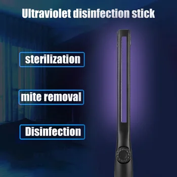 40 de LED-uri UV de Sterilizare Dezinfecție Bagheta Lampa Portabila Reincarcabila Acasă Ultraviolete Bactericide de Lumină Portabile Stick