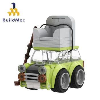 BuildMoc Technic Masina MOC Creator Expert Auto Cu Canapea Filmul Speed Champions Bloc Caramida Technic Camion de Jucărie Pentru Copii