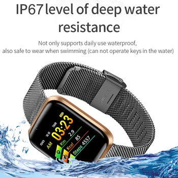 LIGE Ceas Inteligent Femei Sport Brățară Inteligent IP67 rezistent la apă Ceas Pedometru Heart Rate Monitor LED, ecran color pentru Android ios