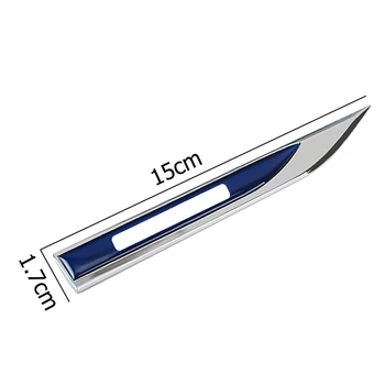 1-20 Pereche Pentru Volvo Logo-ul Fender Scrisoare Emblema 3D Tapiterie Autocolant Pentru S40 XC60 XC70 V40 S60 S70 S80 S90 C30 C60 XC40 Tuning Auto