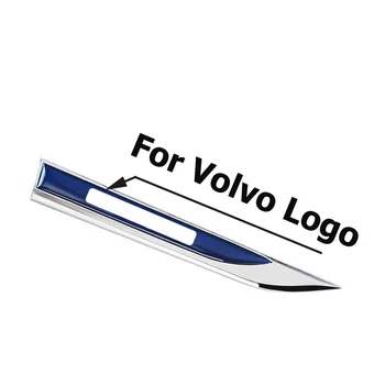 1-20 Pereche Pentru Volvo Logo-ul Fender Scrisoare Emblema 3D Tapiterie Autocolant Pentru S40 XC60 XC70 V40 S60 S70 S80 S90 C30 C60 XC40 Tuning Auto