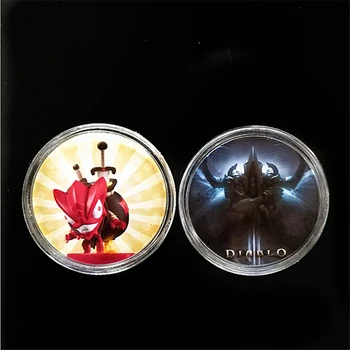 2 buc/lot de Monede NFC Tag Prada Goblin Diablo 3 De Amibo NS Comutator Ntag215 Noi date seting Includ Elite monstru Secret teritoriul
