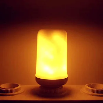 LED Flacără de Lampă E27 E26 B22 E12 E14 Bec cu Efect de Flacără Focul Pâlpâie timp de Emulare 3W 5W 7W 9W Bec Decorativ AC85-265V