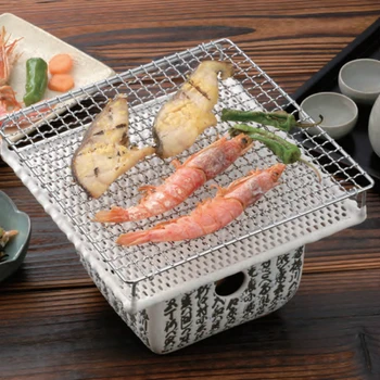 Japonia a Importat Ceramice Grill Foc Direct Japoneză Prăjitor de pâine Toast Grill pentru Aragaz Pește la Grătar Rack