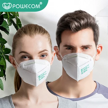 Powecom Masca FFP2 CE mascarilla fpp2 homologad 95% Protecție маска PM2.5 Măști Cu Filtru