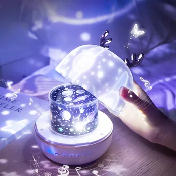 LED-uri USB Lumina stelelor Somn Romantic Cerul Înstelat de Noapte Proiector Lampa Cadou Pentru Ziua Îndrăgostiților Prietena cel Mai frumos Cadou