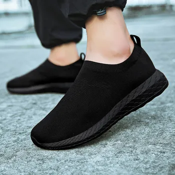Noi Adidași Bărbați Vulcanizat Pantofi Șosete Adidasi Barbati Vara Aluneca Pe Mocasini Confort Plat Pantofi Bărbați Plus Dimensiune Pantofi De Sport