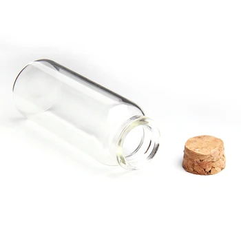 20buc 30*80MM 40ML Flacon de Sticlă care Doresc Sticlă Goală Eșantion de Depozitare Borcane Cu Dop de Sticlă Decor Borcane - Transparent